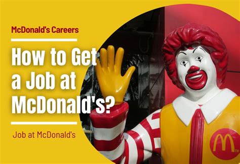 mcdonald's careers